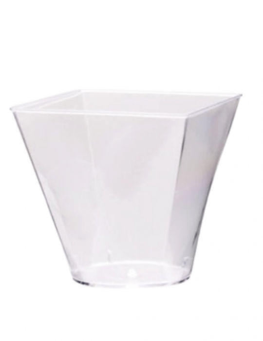 Mika Kare Kase 120 ML Şeffaf 25 Parça