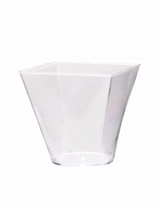 Mika Kare Kase 60 ML Şeffaf 25 Parça