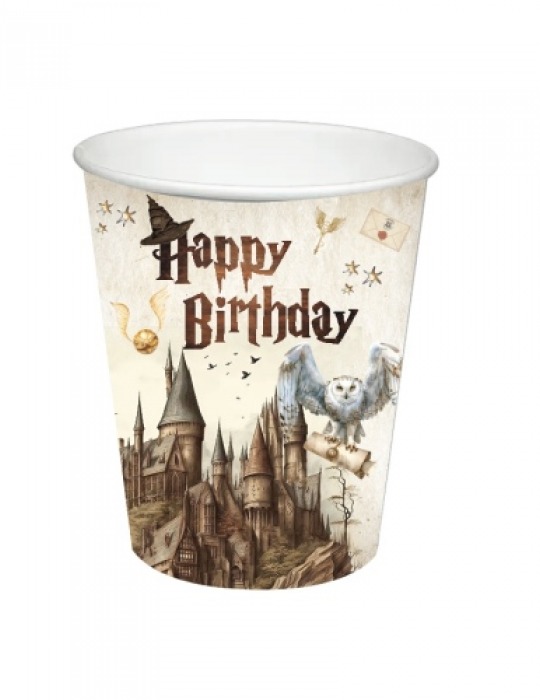 Karton Bardak Harry Potter 8 Parça