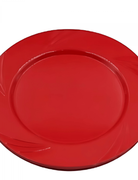 Mika Tabak Kırmızı 26 Cm 6 Parça